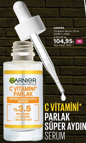 Garnier Yüz Bakım Serumu 30 ml Çeşitleri image