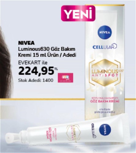 Nivea Luminous630 Göz Bakım Kremi 15 ml image