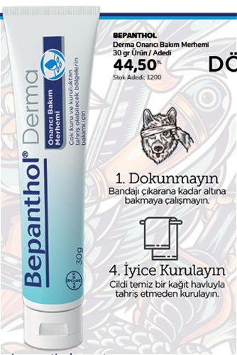 Bepanthol Derma Onarıcı Bakım Merhemi 30 gr image