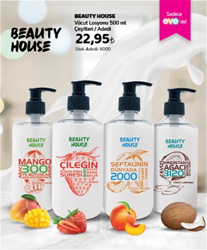 Beauty House Vücut Losyonu 500 ml Çeşitleri image