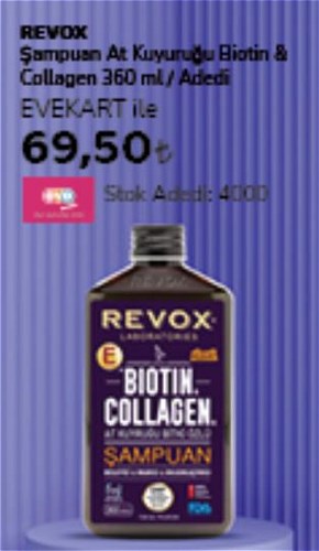 Revox Şampuan At Kuyruğu Biotin & Collagen 360 ml image