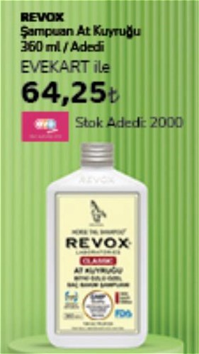 Revox Şampuan At Kuyruğu 360 ml image