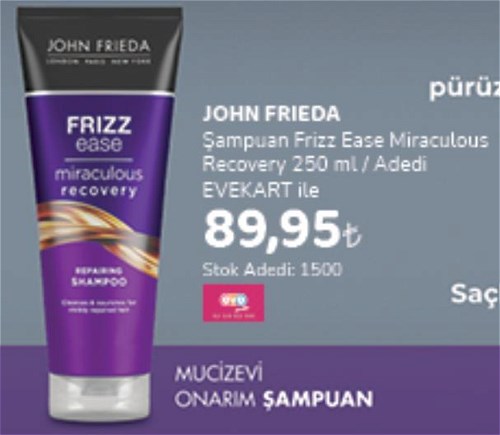 John Frieda Şampuan Frizz Ease Miraculous Recovery 250 ml image