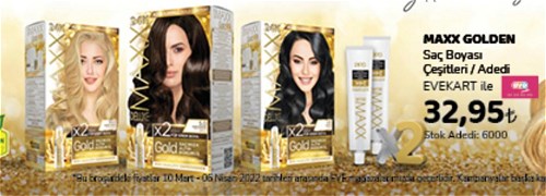 Maxx Golden Saç Boyası Çeşitleri / Adedi image