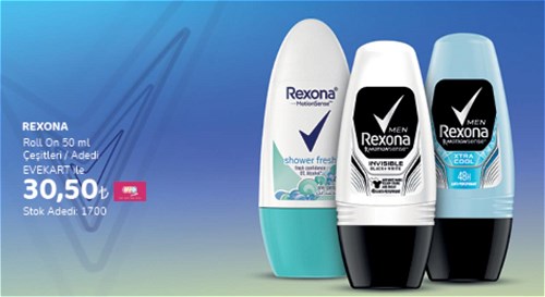 Eveshop Rexona Roll On 50 ml Çeşitleri
