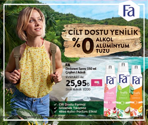 Fa Dedorant Sprey 150 ml Çeşitleri image