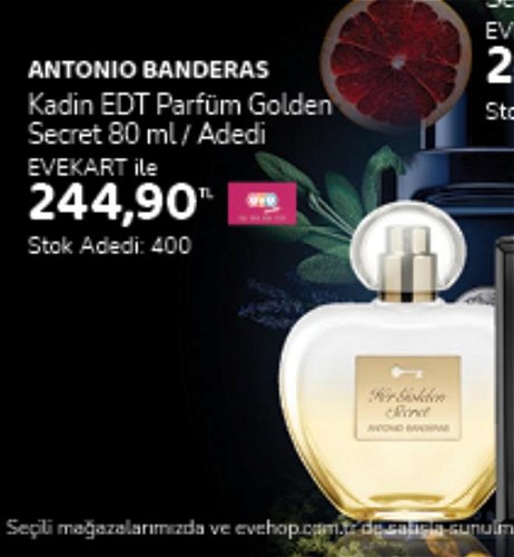 Antonio Banderas Kadın Edt Parfüm Golden Secret 80 ml image