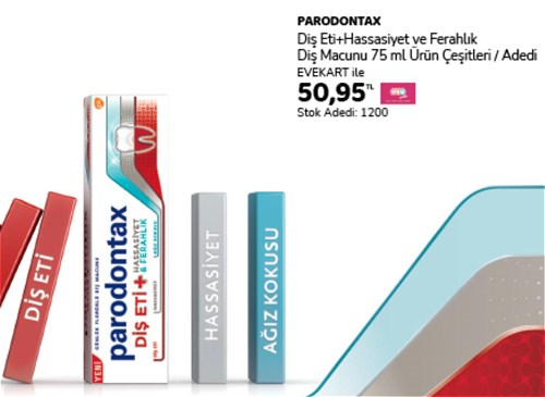 Paradontax Diş Eti+Hassasiyet ve Ferahlık Diş Macunu 75 ml Çeşitleri image
