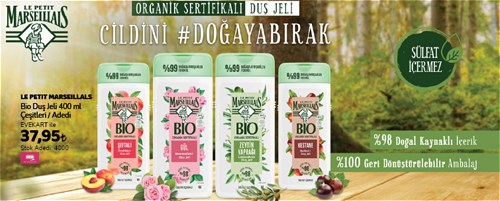 Le Petit Marseillais Bio Duş Jeli 400 ml Çeşitleri image