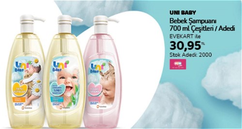 Uni Baby Bebek Şampuanı 700 ml Çeşitleri/Adedi image