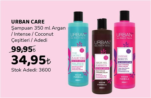 Urban Care Şampuan 350 ml Çeşitleri image