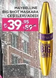 Maybelline Big Shot Maskara Çeşitleri/Adeti image