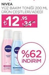 Nivea Yüz Bakım Toniği 200 Ml Ürün Çeşitleri/Adedi image