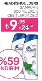 Head&Shoulders Şampuan 300 Ml Ürün Çeşitleri/Adedi image