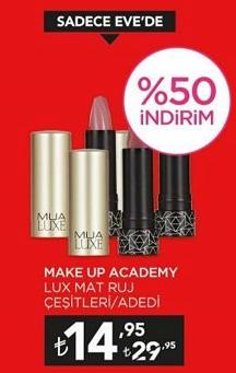 Make Up Academy Lux Mat Ruj Çeşitleri/Adedi image