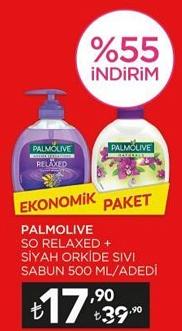 Palmolive So Relaxed + Siyah Orkide Sıvı Sabun 500 Ml image