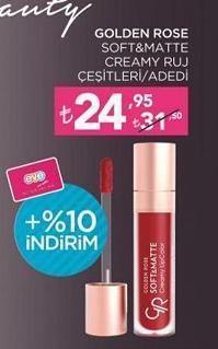Golden Rose Soft&Matte Creamy Ruj Çeşitleri/Adedi image