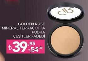 Golden Rose Mineral Terracotta Pudra Çeşitleri/Adedi image