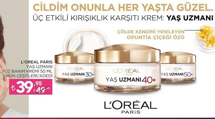 L'oreal Paris Yaş Uzmanı Yüz Bakım Kremi 50 Ml Ürün Çeşitleri/Adedi image