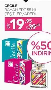 Cecile Bayan EDT 55 Ml Çeşitleri/Adedi image