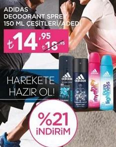 Adidas Deodorant Sprey 150 Ml Çeşitleri/Adedi image