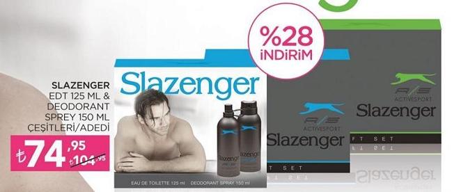 Slazenger EDT 125 Ml & Deodorant Sprey 150 Ml Çeşitleri/Adedi image