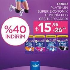 Orkid Platinum Süper Ekonomik Ped Çeşitleri/Adedi image