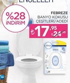 Febreze Banyo Kokusu Çeşitleri/Adedi image