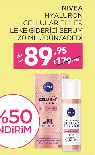 Nivea Hyaluron Cellular Filler Leke Giderici Serum 30 ml image