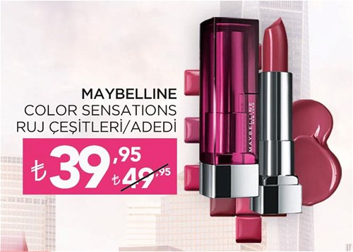 Maybelline Color Sensations Ruj Çeşitleri/Adedi image