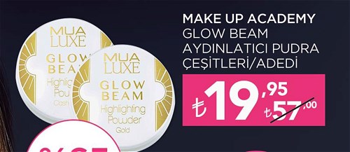 Make Up Academy Glow Beam Aydınlatıcı Pudra Çeşitleri/Adedi image