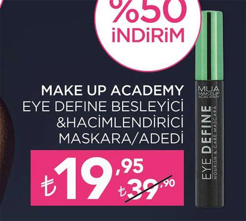 Make Up Academy Eye Define Besleyici&Hacimlendirici Maskara image