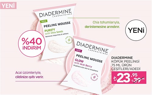 Diadermine Köpük Peelingi 75 ml Ürün Çeşitleri image