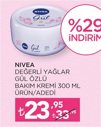 Nivea Değerli Yağlar Gül Özlü Bakım Kremi 300 ml image