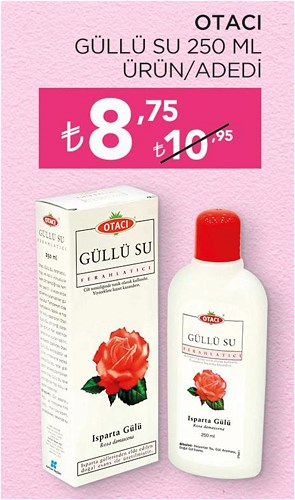 Otacı Güllü Su 250 ml image