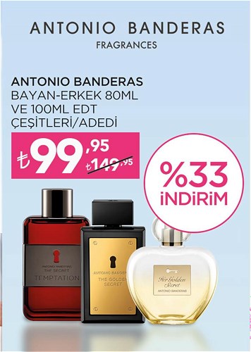 Antonio Banderas Bayan/Erkek 80 ml/100 ml Edt Çeşitleri image