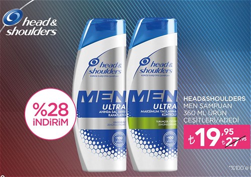 Head&Shoulders Men Şampuan 360 ml Ürün Çeşitleri  image