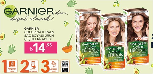 Garnier Color Naturals Saç Boyası Ürün Çeşitleri/Adedi image