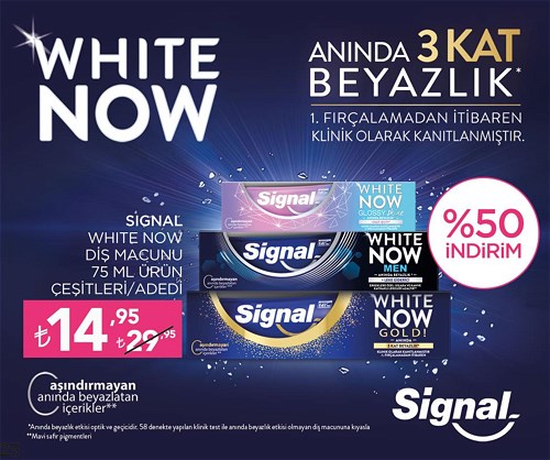 Signal White Now Diş Macunu 75 ml Çeşitleri image