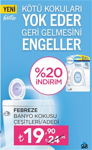 Febreze Banyo Kokusu Çeşitleri/Adedi image