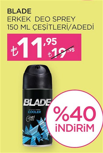 Blade Erkek Deo Sprey 150 ml Çeşitleri image