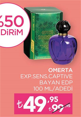 Omerta Exp. Sens. Captive Bayan Edp 100 ml image