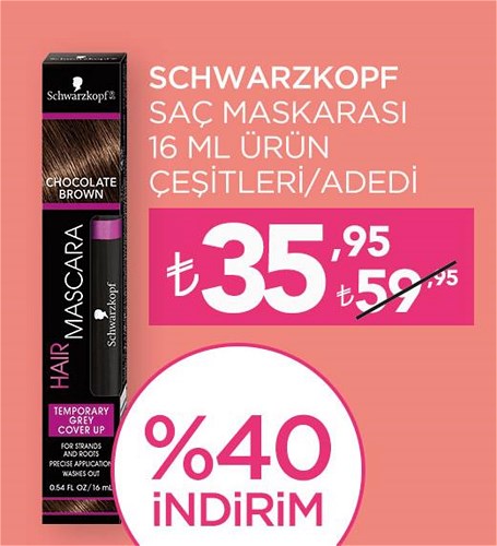 Schwarzkopf Saç Maskarası 16 ml Ürün Çeşitleri image