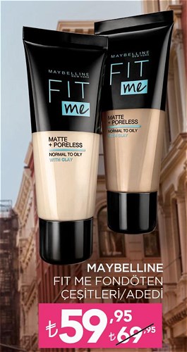 Maybelline Fit Me Fondöten Çeşitleri/Adedi image