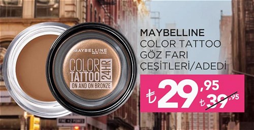 Maybelline Color Tattoo Göz Farı Çeşitleri/Adedi image