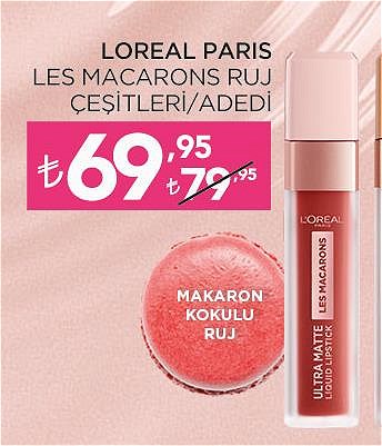 Loreal Paris Les Macarons Ruj Çeşitleri/Adedi image