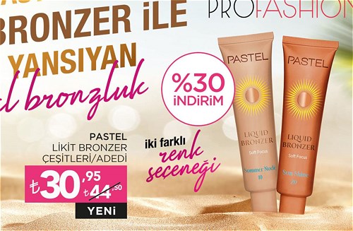 Pastel Likit Bronzer Çeşitleri/Adedi image