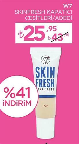 W7 Skinfresh Kapatıcı Çeşitleri/Adedi image