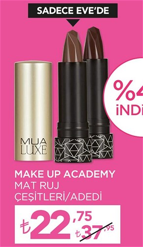 Make Up Academy Mat Ruj Çeşitleri/Adedi image