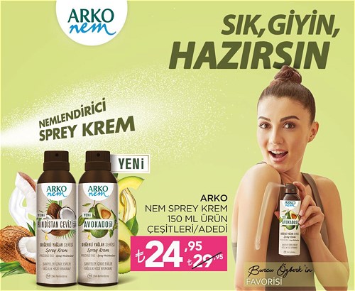 Arko Nem Sprey Krem 150 ml Ürün Çeşitleri image